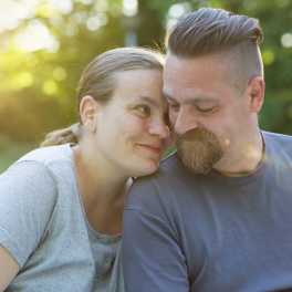 Secure Couple Outside